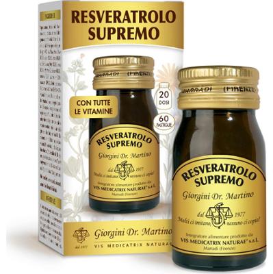 Dr Giorgini Najwyższy Resweratrol 60 tabletek 500 mg - 30 gr