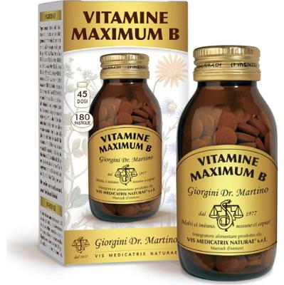 Dr Giorgini maksymalnie witaminy z grupy B 90 g - 180 tabletek 500 mg