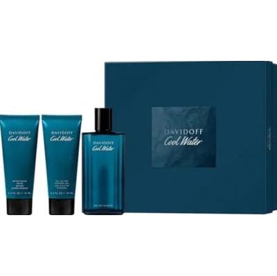 Davidoff Cool Water Man EDT 125ml płyn po goleniu 75ml płyn do mycia ciała 75ml