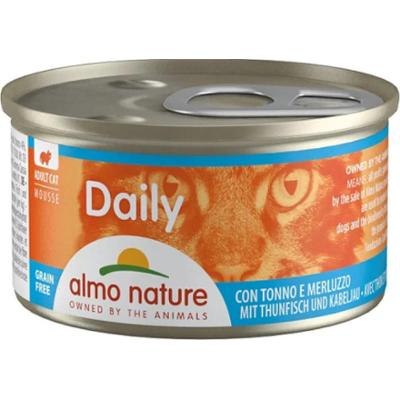 Almo nature Menu DAILY mus dla kota z tuńczykiem i dorszem 85G