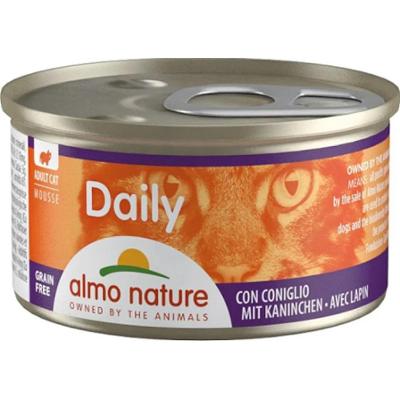 Almo nature MENU CODZIENNE DLA KOTA Z KRÓLIKIEM 85G