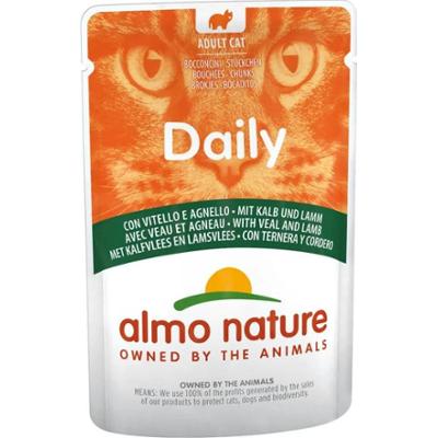Almo nature Menu dnia z cielęciną i jagnięciną - 70GR