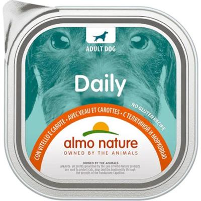 Almo nature Menu dnia z cielęciną i marchewką - 100GR