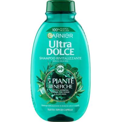 Garnier Shampoo Ultra Dolce 5 Piante, Szampon do włosów normalnych 250 ml