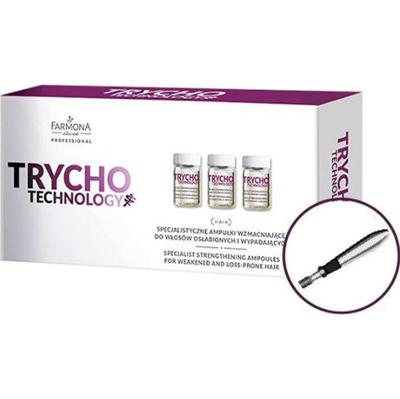 Specjalistyczne ampułki wzmacniające w technologii Trycho Farmona Do włosów osłabionych i wypadających 10X5Ml
