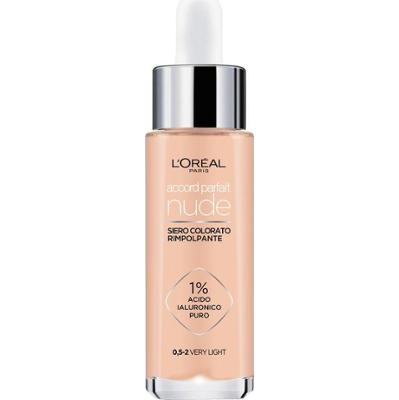 L'Oréal Accord Parfait Nude - Kolorowe serum wypełniające 7-8 - Głęboka opalenizna