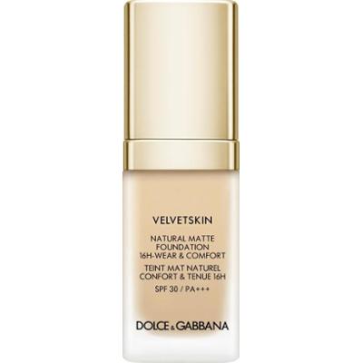 Dolce & Gabbana Naturalny podkład matowy Velvetskin 16H-Wear & Comfort Spf 30 / Pa+++ 355 - Cynamon (30 ml)