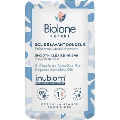 Biolane Expert Delikatne mydło w kostce bez mydła z organicznym olejem z wiesiołka 75 g