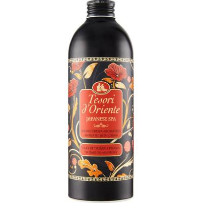 Tesori d'oriente Japanese Spa Aromatyczny krem do kąpieli Olej z tsubaki i piwonia 500 ml