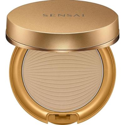 Sensai Silky Bronze Natural Spf 20 Sc03 Nawilżający i wodoodporny podkład w kompakcie, - średni