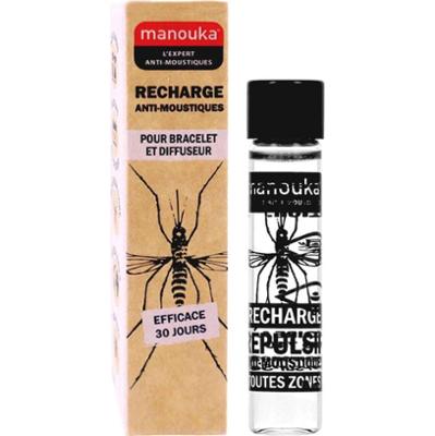 Manouka Ricarica Anti-Zanzare per Braccialetto e Diffusore 6ml