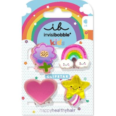 Invisibobble Clipstar Happy World - Spinki do włosów 4szt.