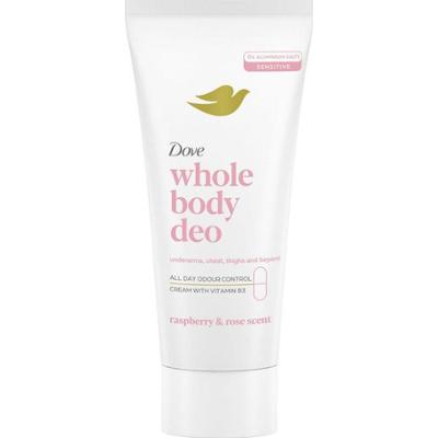 Dove Whole Body Deo - Dezodorant w kremie Malina i Róża 75 ml