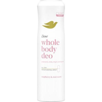 Dove Whole Body Deo - Dezodorant w sprayu Malina i Róża 150 ml