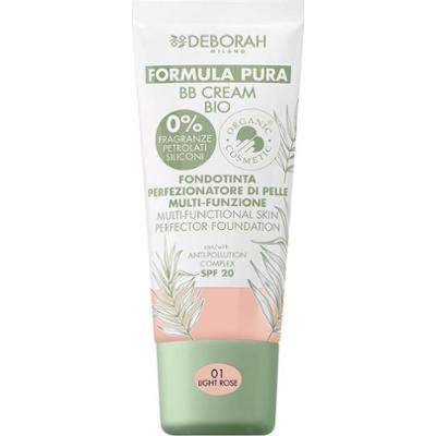 Deborah Pure Formula Bb Cream Bio - Wielofunkcyjny podkład udoskonalający skórę 01 - Jasny Róż