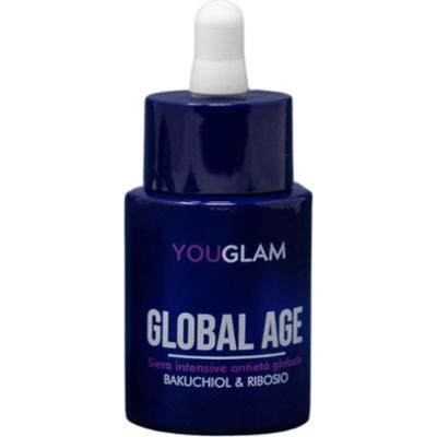 You Glam Global Age - Globalne serum przeciwstarzeniowe Bakuchiol i ryboza 30 ml