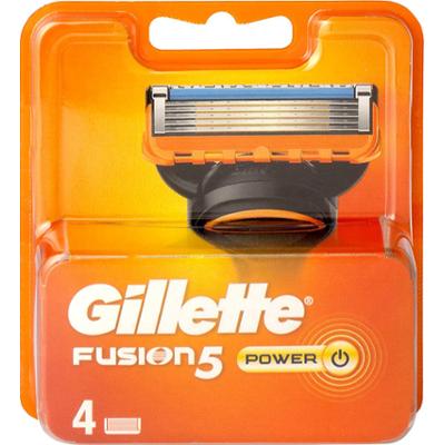 Gillette Fusion Power - Ostrza wymienne, 4 zapasowe głowice