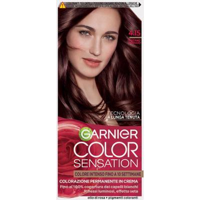 Garnier Color Sensation Trwała koloryzacja w kremie 4.15 Chłodny brąz