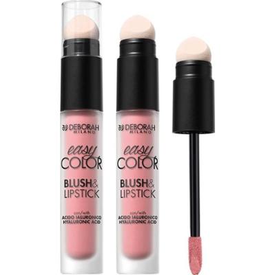 Deborah Łatwy kolor Blush E Pomadka Z Kwasem Hialuronowym 02 - Zimna Róża (4 ml)