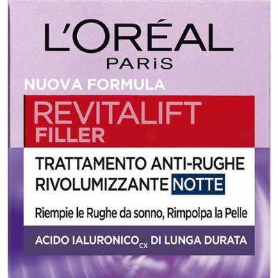 L'oréal paris Revitalift Filler Kuracja przeciwzmarszczkowa na noc zwiększająca objętość 50 ml