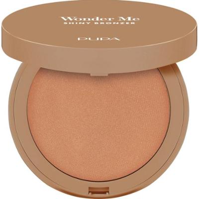 Pupa Wonder Me Shiny Bronzer - Terra Komża świecąca 001 – jasnoneutralna (6 G)