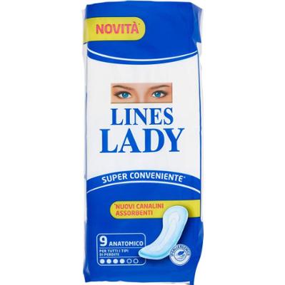 Lines Lines Lady Anatomico 9 szt. 1 sztuka
