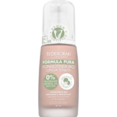 Deborah Podkład organiczny Pure Formula Long Lasting Foundation 02 (30 ml)