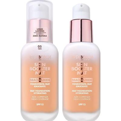 Deborah Skin Booster Mat Spf 15 - Nawilżający podkład matujący 05 - Tan (30 ml)