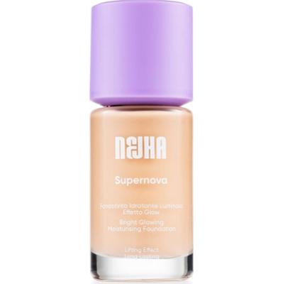 Nejha Supernova - Nawilżający podkład rozświetlający efekt Glow P07 - Hazelnut 27 ml