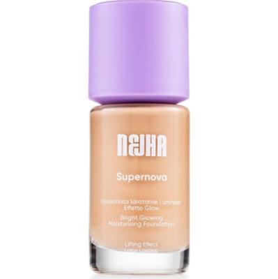Nejha Supernova - Nawilżający Podkład Rozświetlający Efekt Glow W08 - Toffee 27 ml