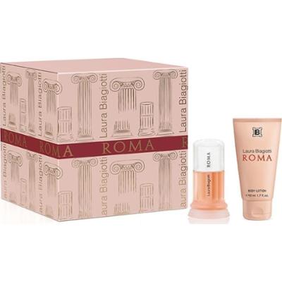 Laura Biagiotti Zestaw Roma Donna z EDT 25 ml i balsamem do ciała