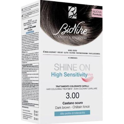 Bionike Shine On High Sensitivity Plus Koloryzująca Kuracja Do Włosów 3.00 Ciemny Brąz