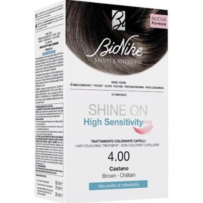 Bionike Shine On High Sensitivity Plus Koloryzacja do włosów 4.00 Brązowy