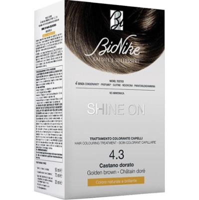 Bionike Shine On Koloryzacja Włosów 4.3 Złocisty Brąz