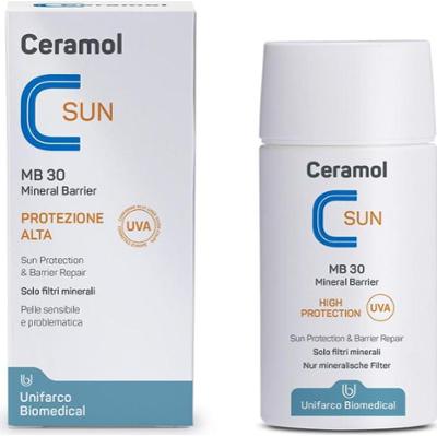 Ceramol Sun Mb 30 Bariera Mineralna Wysoka Ochrona 50 ml