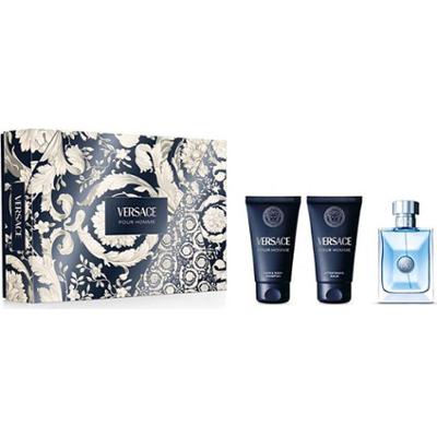 Versace Zestaw Pour Homme Eau de Toilette 50ml + Szampon do włosów i ciała + Balsam po goleniu 1 sztuka