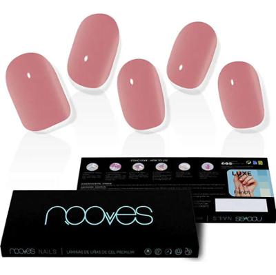 Nooves Żelowe arkusze do paznokci Dusty Rose Premium Glam Cat Eye 20 szt
