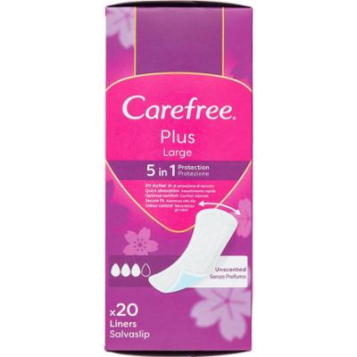 Carefree Carefree Plus Large Wkładki higieniczne - 20 szt. 1 jednostka