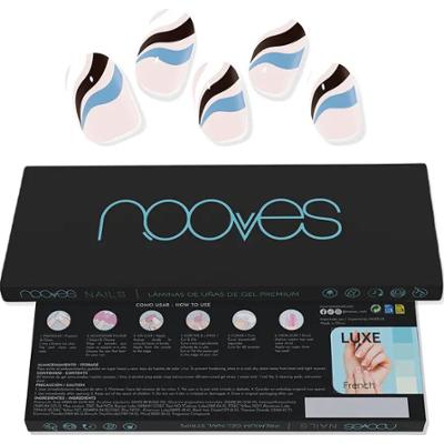 Nooves Żelowe arkusze do paznokci Premium Glam Flowing Stream 20 szt