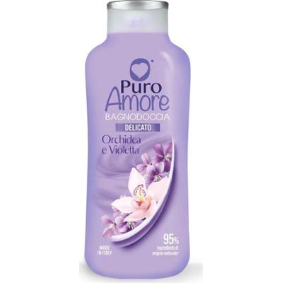 Puro amore Orchidea E Violetta - Płyn do kąpieli i pod prysznic 650 ml