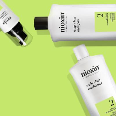 Nioxin System 2 Zestaw pielęgnacyjny zagęszczający do włosów naturalnych i bardzo jasnych 340ml