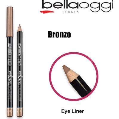 Brązowy eyeliner w kredce do konturowania oczu