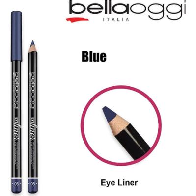 Niebieski eyeliner w kredce do konturowania oczu