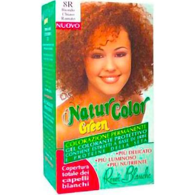 Renée blanche Farba do Włosów Koloryzacja Trwała Naturale Natur Color Green 8 R Jasny Miedziany Blond