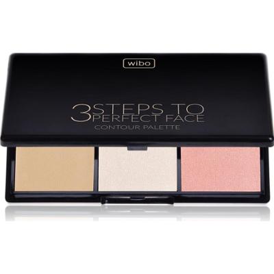 Wibo 3 Steps To Perfect Light paleta do konturowania twarzy 10 g