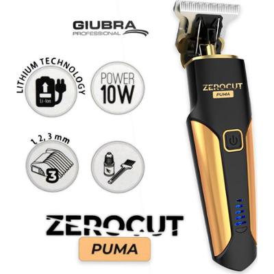 Maszynka do strzyżenia włosów giubra zerocut puma złoty kolor