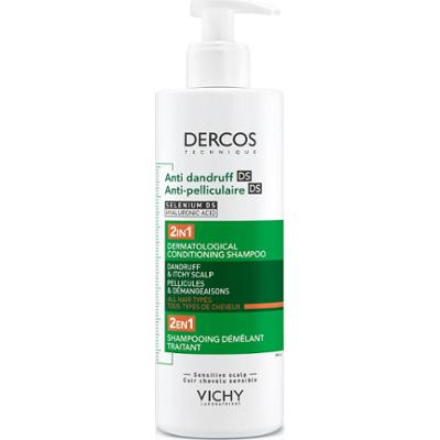 Vichy Dercos Szampon przeciwłupieżowy, ułatwiający rozczesywanie i pielęgnujący 390ml