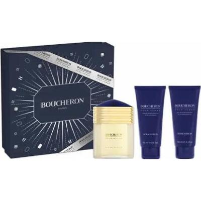 Boucheron Woda perfumowana Homme w sprayu, zestaw 100 ml, 3 sztuki