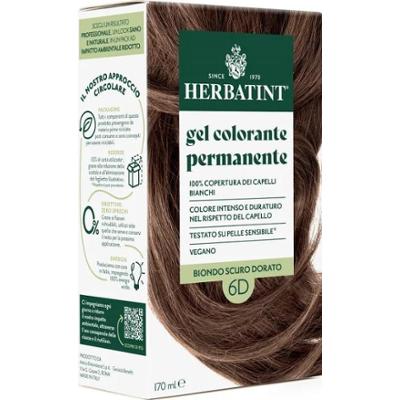 Żel Koloryzujący 6D Ciemny Złoty Blond Herbatint