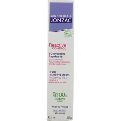 Woda termalna Jonzac Reactive Control Bogaty krem łagodzący 40ml
